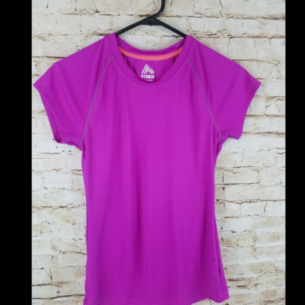RBX Women's Short Sleeve Fushia Athletic Top. Size S
